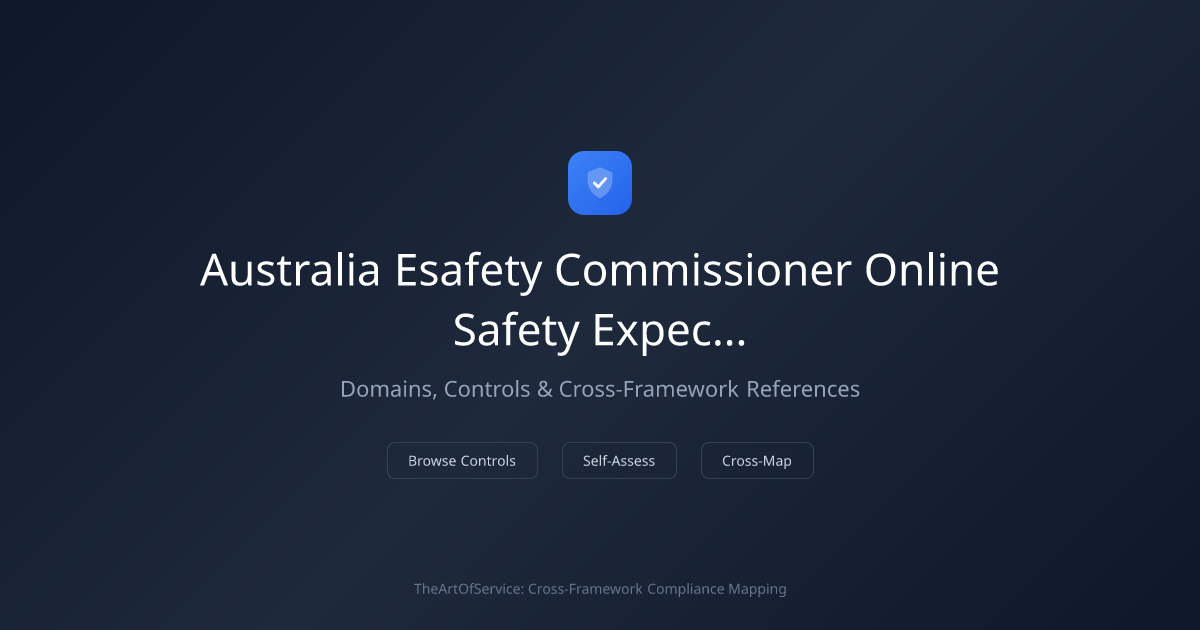 Australia eSafety Commissioner - Online Safety Expectations for ...