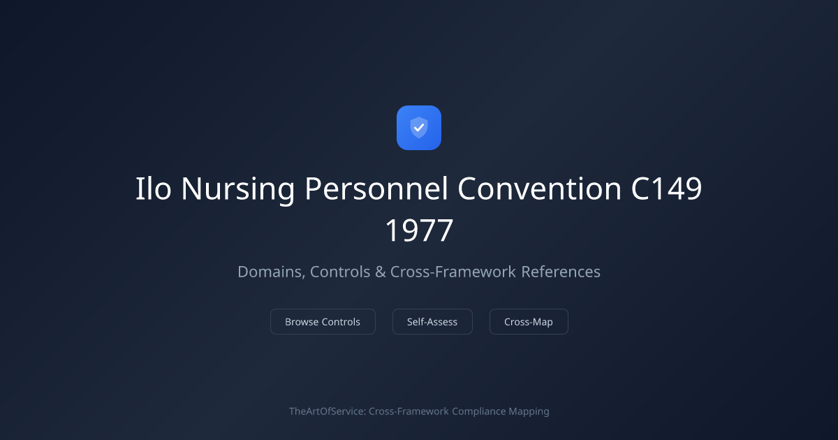 ILO Nursing Personnel Convention C149 (1977) — Domains, Controls ...