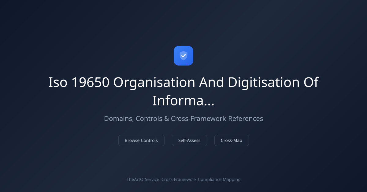 ISO 19650 - Organisation and Digitisation of Information about ...
