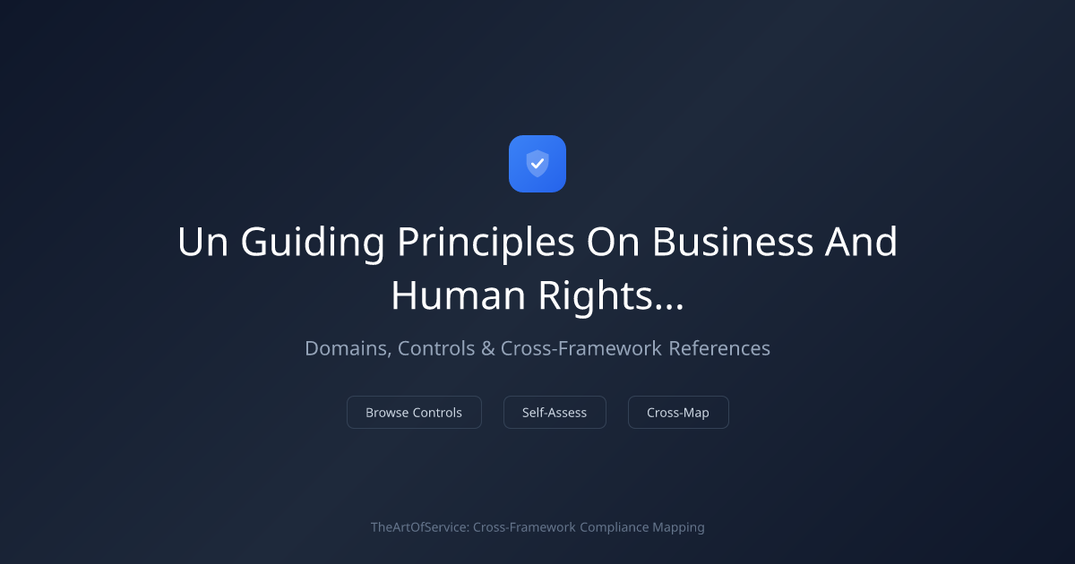 UN Guiding Principles on Business and Human Rights (UNGPs) — Domains ...