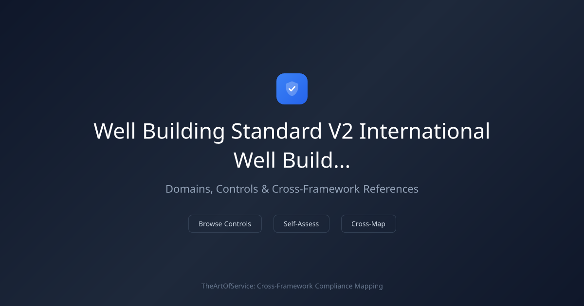 WELL Building Standard v2 (International WELL Building Institute ...
